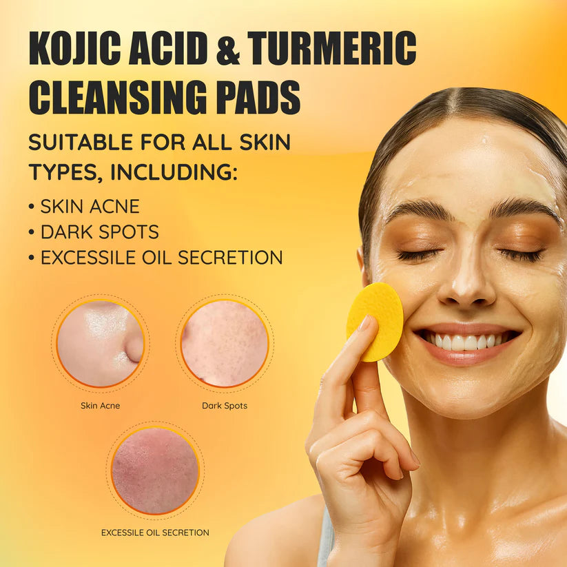LUXVERA™ Turmeric Kojic Acid Pads (60 Pads)